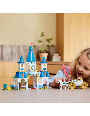 LEGO-43275,Lego Disney Castelul Si Caleasca Cenusaresei 43275