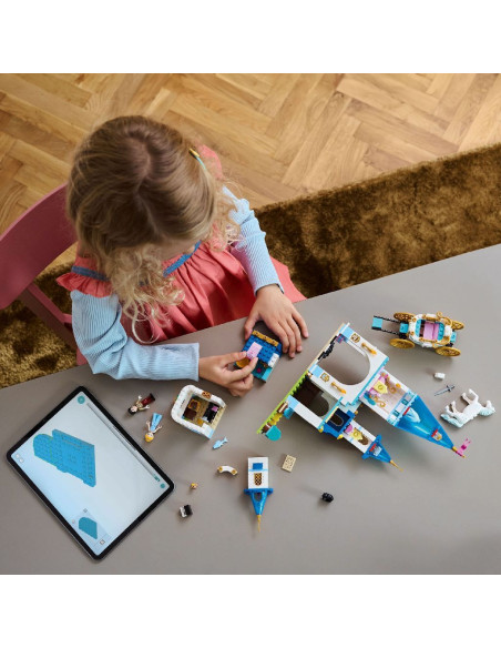 LEGO-43275,Lego Disney Castelul Si Caleasca Cenusaresei 43275