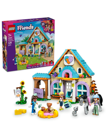 LEGO-42651,Lego Friends Clinica Veterinara Pentru Cai Si Animale De Companie 42651