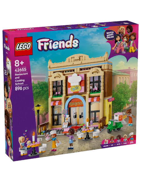 LEGO-42655,Lego Friends Restaurant Si Scoala De Gastronomie 42655 LEGO-42655,Lego Friends Restaurant Si Scoala De Gastronomie 42655