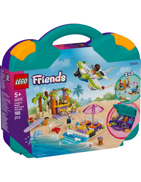 LEGO-42672,Lego Friends Valiza Pentru Plaja Si Calatorie 42672