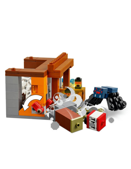 LEGO-21269,Lego Minecraft Expeditia De Minerit Cu Tatu 21269