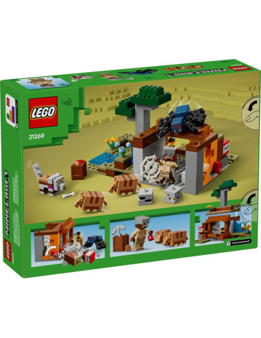 LEGO-21269,Lego Minecraft Expeditia De Minerit Cu Tatu 21269