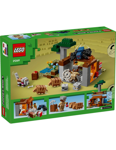 LEGO-21269,Lego Minecraft Expeditia De Minerit Cu Tatu 21269