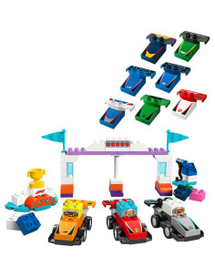 LEGO-10445,Lego Duplo Echipa F1: Masini Si Piloti De Curse 10445 2