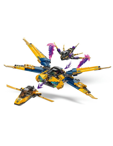 LEGO-71833,Lego Ninjago Superavionul Cu Reactie Al Lui Ras Si Arin 71833