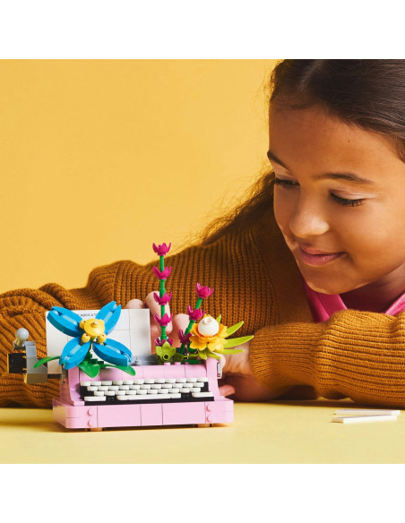 LEGO-31169,Lego Creator Masina De Scris Cu Flori 31169