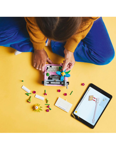 LEGO-31169,Lego Creator Masina De Scris Cu Flori 31169