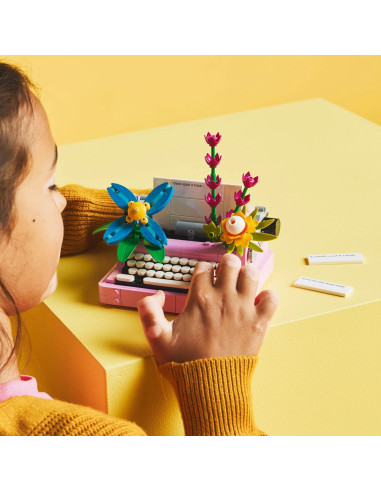 LEGO-31169,Lego Creator Masina De Scris Cu Flori 31169