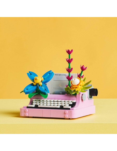 LEGO-31169,Lego Creator Masina De Scris Cu Flori 31169