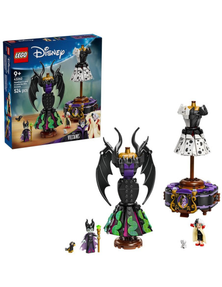 LEGO-43262,Lego Disney Rochiile Lui Maleficent Si Cruella De Vil 43262