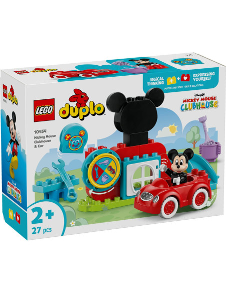 LEGO-10454,Lego Duplo Clubul Si Masina Lui Mickey Mouse 10454 LEGO-10454,Lego Duplo Clubul Si Masina Lui Mickey Mouse 10454