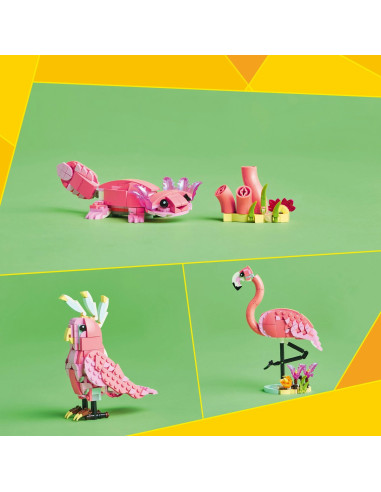 LEGO-31170,Lego Creator Animale Salbatice Flamingo Roz 31170