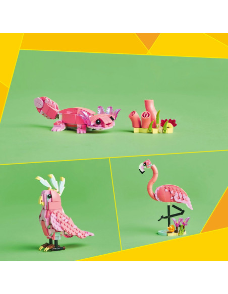 LEGO-31170,Lego Creator Animale Salbatice Flamingo Roz 31170