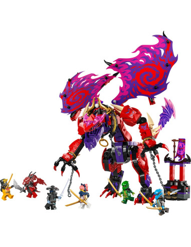 LEGO-71832,Lego Ninjago Dragonul Haosului Thunderfang 71832