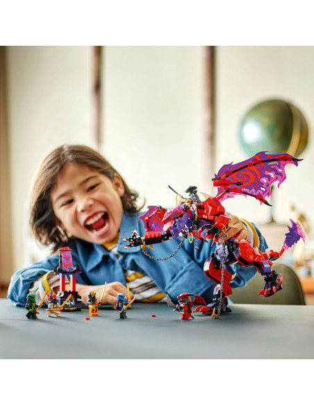 LEGO-71832,Lego Ninjago Dragonul Haosului Thunderfang 71832