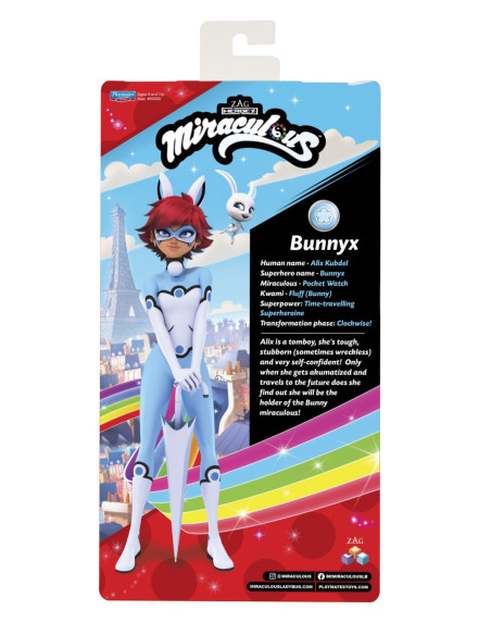 MLB50011,Miraculos Buburuza Papusa Bunnyx 30cm