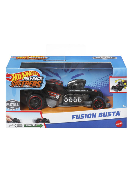 MTHPR70_HPR83,Hot Wheels Masinuta Metalica Cu Sistem Pull Fusion Busta Scara 1:43