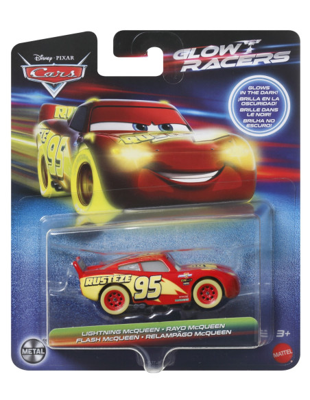 MTHPG76_HPG77,Cars Glow Racers Masinuta Metalica Fulger Mcqueen 1:55
