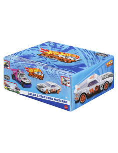 MTHPR91_HWH57,Hot Wheels Set 2 Masinute Metalice Pull Back Lolux Si 1969 Ford Mustang 1:43 2