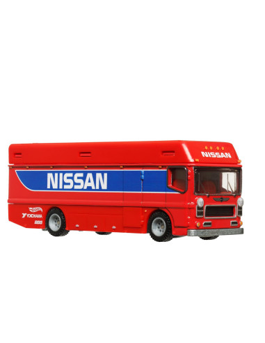 MTFLF56_HRV44,Hot Wheels Transportator Euro Hauler Cu Masinuta Nissan 300 Zx Gts Scara 1:64