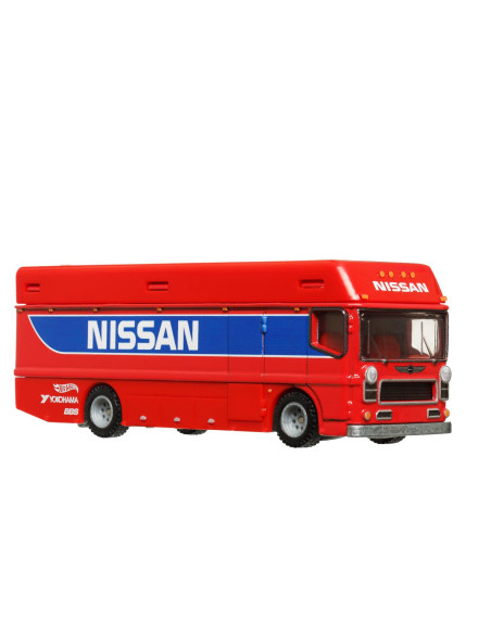 MTFLF56_HRV44,Hot Wheels Transportator Euro Hauler Cu Masinuta Nissan 300 Zx Gts Scara 1:64