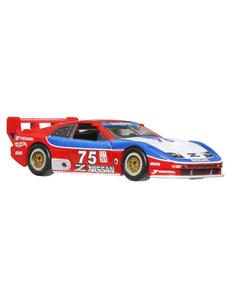 MTFLF56_HRV44,Hot Wheels Transportator Euro Hauler Cu Masinuta Nissan 300 Zx Gts Scara 1:64