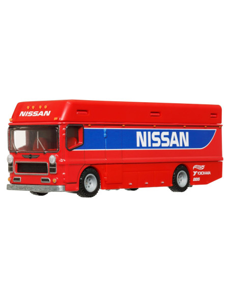 MTFLF56_HRV44,Hot Wheels Transportator Euro Hauler Cu Masinuta Nissan 300 Zx Gts Scara 1:64