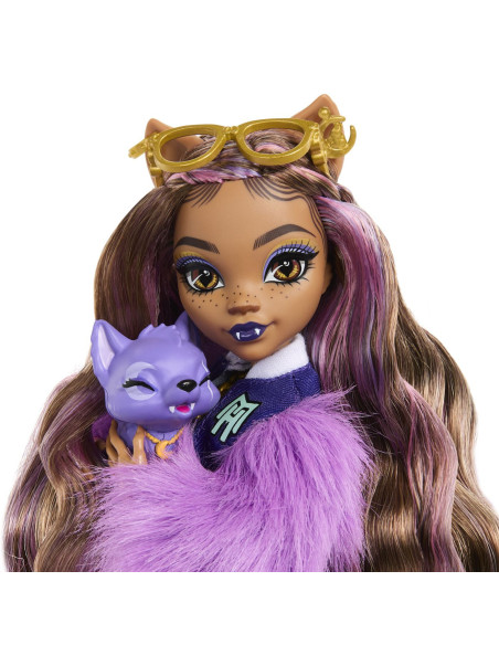 MTHRP65,Monster High Papusa Clawdeen Wolf Si Catelul Crescent