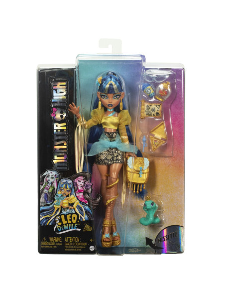 MTHXH74,Monster High Papusa Cleo Denile Si Cobra Hissette