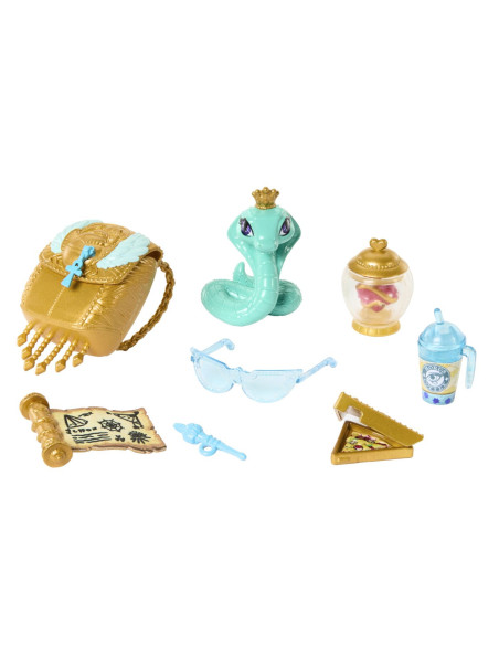 MTHXH74,Monster High Papusa Cleo Denile Si Cobra Hissette