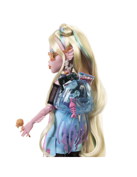 MTHXH75,Monster High Papusa Lagoona Blue Si Pestisorul Neptuna