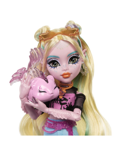 MTHXH75,Monster High Papusa Lagoona Blue Si Pestisorul Neptuna