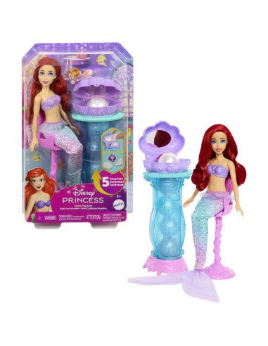 MTJBF86,Disney Princess Papusa Ariel Si Masuta De Machiaj Cu Surprize