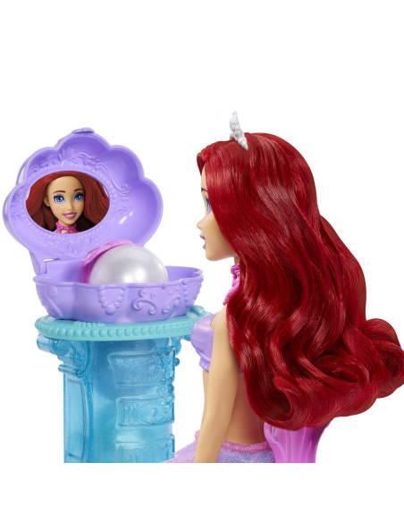 MTJBF86,Disney Princess Papusa Ariel Si Masuta De Machiaj Cu Surprize
