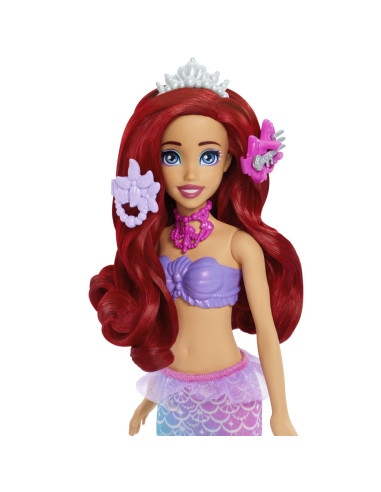 MTJBF86,Disney Princess Papusa Ariel Si Masuta De Machiaj Cu Surprize