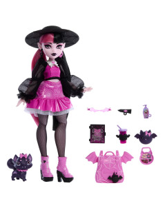 MTHRP64,Monster High Papusa Draculaura Si Animalutul Count Fabulous 2