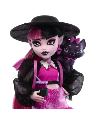 MTHRP64,Monster High Papusa Draculaura Si Animalutul Count Fabulous