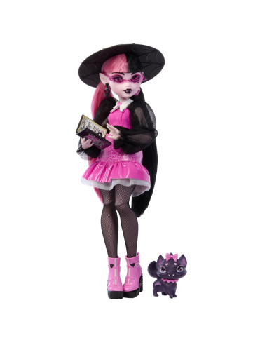MTHRP64,Monster High Papusa Draculaura Si Animalutul Count Fabulous