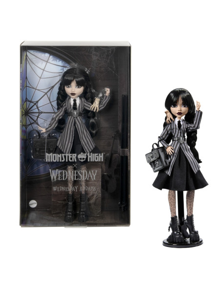 MTHXJ04,Monster High Wednesday Papusa Wednesday