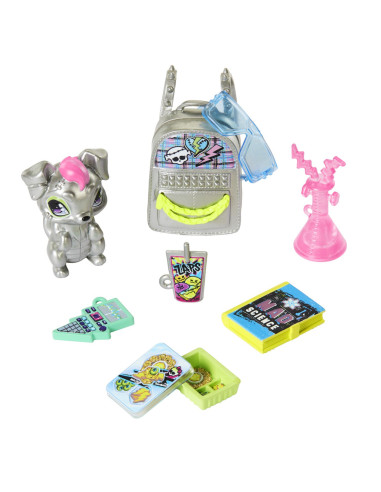 MTHXH73,Monster High Papusa Frankie Stein Si Animalut Watzie