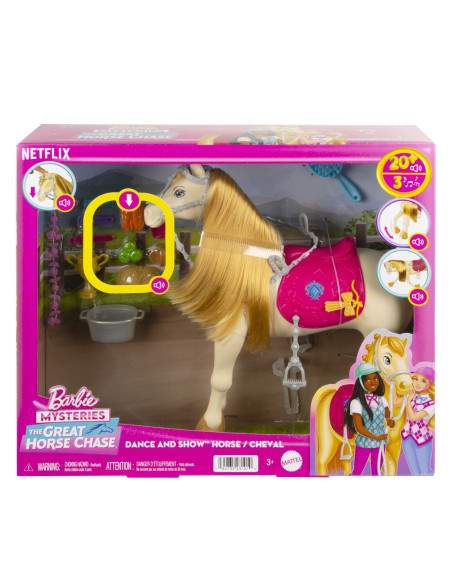 MTHXJ42,Barbie Mysteries Calut Cu Sunete Si Accesorii