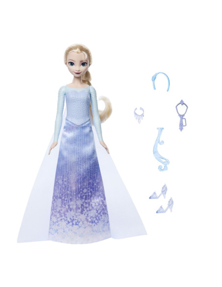 MTJBG59,Disney Frozen Spin And Reveal Papusa Elsa