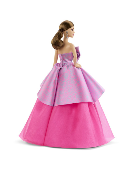 MTJBJ07,Barbie Papusa Barbie Birthday Wishes Satena Cu Rochie Roz