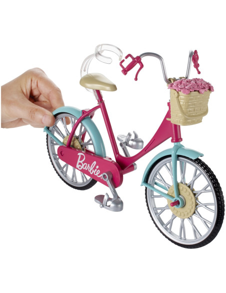 MTDVX55,Barbie Bicicleta Roz Lui Barbie