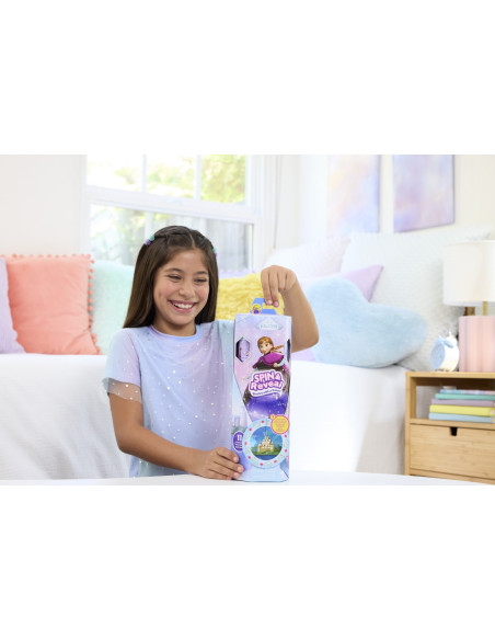 MTJBG60,Disney Frozen Spin And Reveal Papusa Anna Cu Evantai