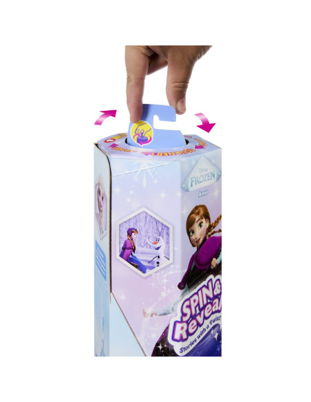 MTJBG60,Disney Frozen Spin And Reveal Papusa Anna Cu Evantai