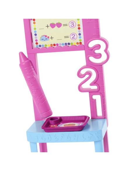 MTJCR71_JCR77,Barbie Set De Joaca Papusa Barbie Bruneta Face Cariera Profesoara