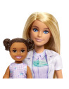MTJCR71_JCR74,Barbie Set De Joaca Papusa Barbie Blonda Face Cariera Stomatolog