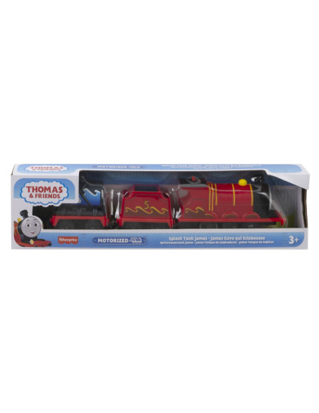 MTHFX97_HNN07,Thomas Locomotiva Motorizata Splash Tank James Cu 2 Vagoane